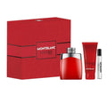 SET MONT BLANC LEGEND RED MEN (3 PC ) 3.3 OZ EDP SP /3.3 OZ SG /0.25 OZ EDP SP