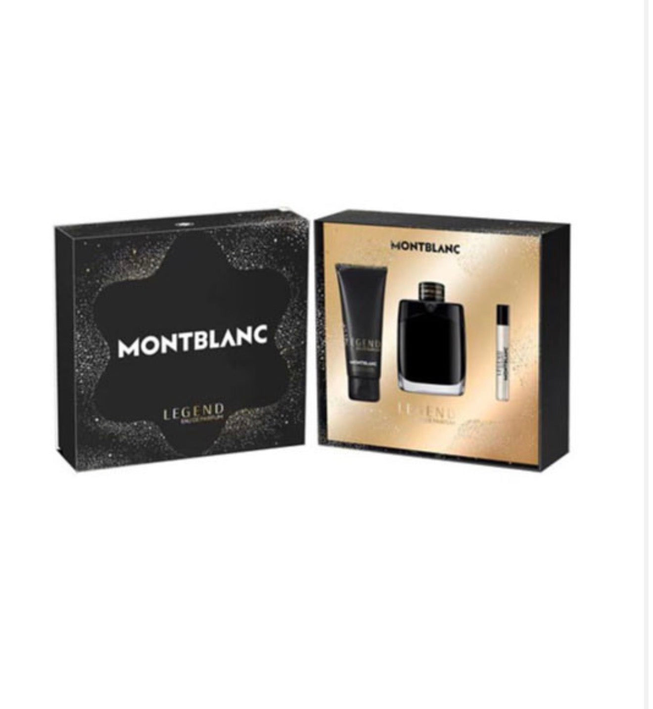 SET MONT BLANC LEGEND MEN ( 3 PC )3.4 OZ EDP SP \ 0.25 OZ MINI \3.4 OZ SG  S2 2023