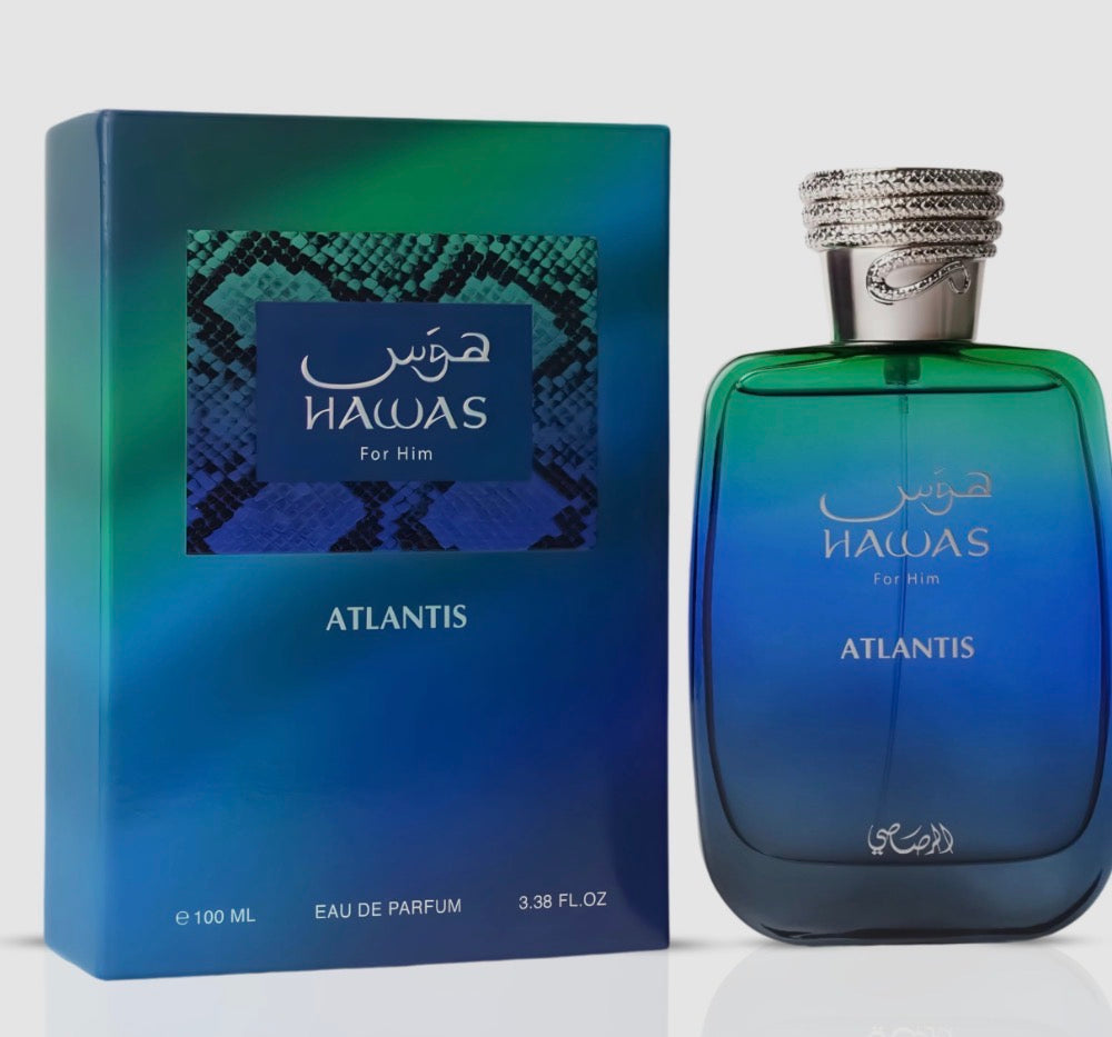 RASASI HAWAS ATLANTIS MEN 3.4  OZ EDP SP