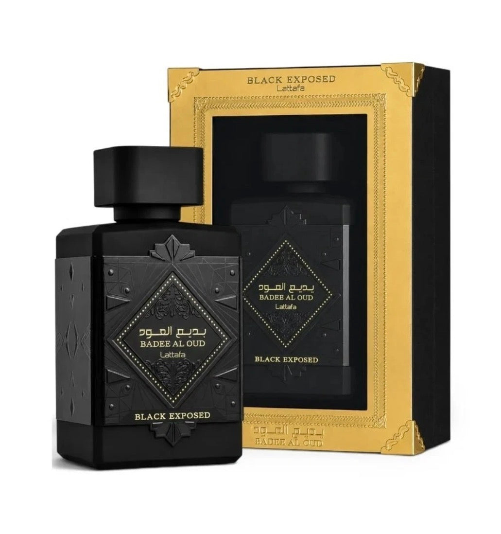 LATTAFA BADEE AL OUD BLACK EXPOSED MEN 3.4 OZ EDP SP