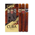 SET CUBA TRIO 1 MEN (3 PC ) 1.17 OZ EDT SP (CUBA GOLD,CUBA ROYAL,CUBA VIP)