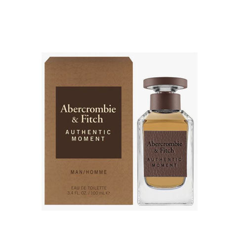 ABERCROMBIE & FITCH AUTHENTIC MOMENT MEN 3.4 OZ EDT SP