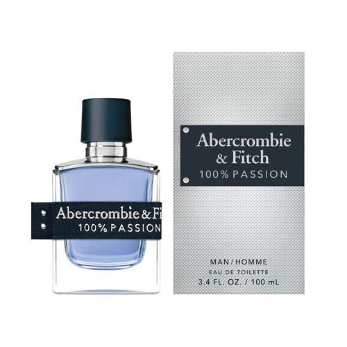 ABERCROMBIE & FITCH 100% PASSION MEN 3.4  OZ EDT SP