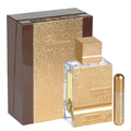 AL HARAMAIN AMBER OUD GOLD 999.9  2.5 OZ EXTRAIT DE PERFUM + REFILLABLE ATOMISER
