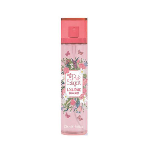 BODY MIST AQUOLINA PINK SUGAR  LOLLIPINK WOMEN 8.0 OZ
