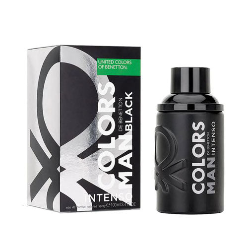 BENETON COLORS BLACK INTENSE MEN 3.4 OZ.EDP SP