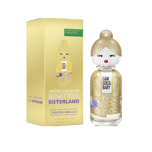 BENETTON SISTERLAND GOLDEN VANILLA WOMEN 2.7 OZ EDP SP