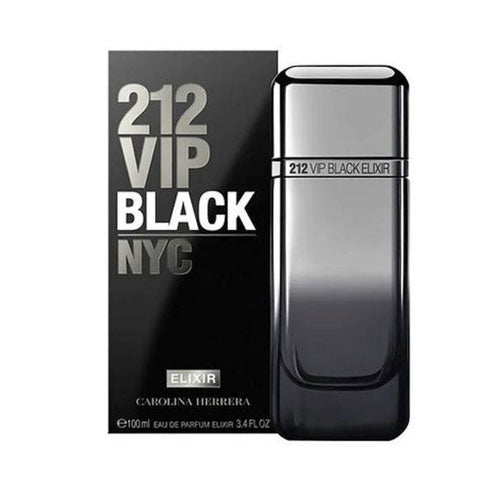 CAROLINA HERRERA 212 VIP BLACK EAU PARFUM ELIXIR MEN 3.4 OZ