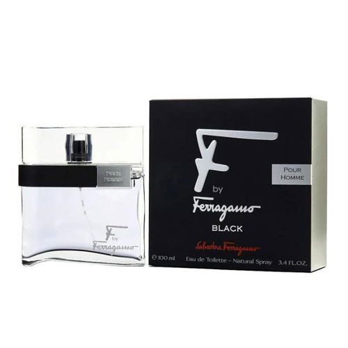 SALVATORE FERRAGAMO-F-BLACK MEN 3.4 OZ  EDP SP