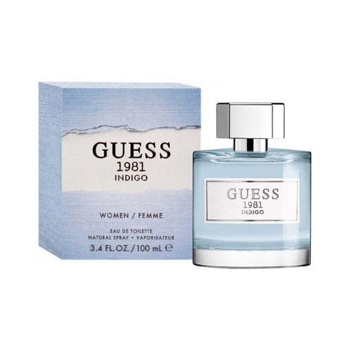 GUESS 1981 INDIGO WOMAN 3.4 OZ EDT SP-NEW UPC