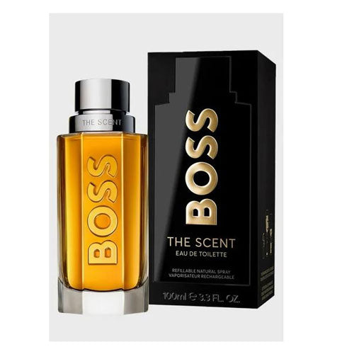 HUGO BOSS THE SCENT MEN 3.4 OZ EDT SP REFILLABLE