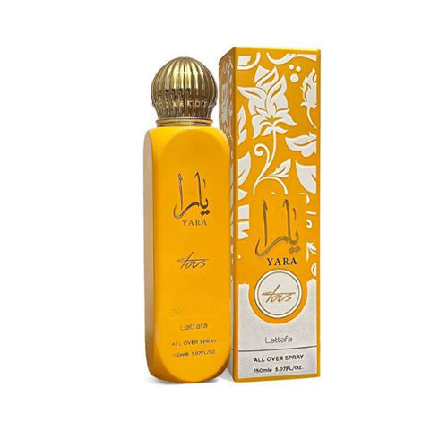 ALL OVER BODY SPRAY LATTAFA YARA TOUS WOMEN   5.0 OZ SP