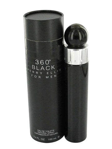 PERRY ELLIS 360 BLACK MEN 3.4 OZ. EDT SP