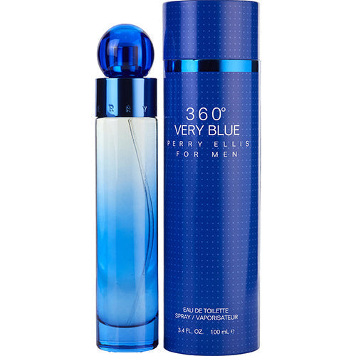 PERRY ELLIS 360 VERY BLUE MEN 3.4 OZ. EDT SP