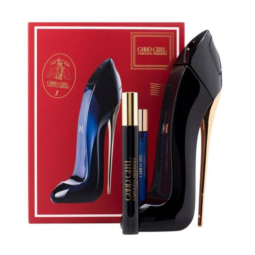 SET CAROLINA HERRERA CH GOOD GIRL (2 PC ) 2.7 OZ EDP SP /0.34 OZ RED BOX