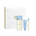 SET  DOLCE & GABANNA  LIGHT BLUE WOMEN ( 3 PC ) 3.4 OZ EDT SP /1.6 OZ BL /0.34 OZ EDT SP