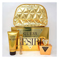 SET GUESS SEDUCTIVE DESIRE WOMEN ( 4 PC ) 2.5 OZ EDT SP /3.4 OZ BL /0.50 TRAVEL /POUCH