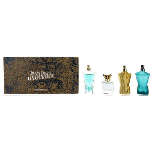 MINI SET JEAN PAUL GAULTIER MEN (4 PC )  X 0.24 OZ  EDT SP