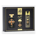 SET LATTAFA  AL QIAM GOLD UNISEX ( 3 PC ) 3.4 EDP / 0.68 EDP / PERFUMED SPRAY 6.7 OZ