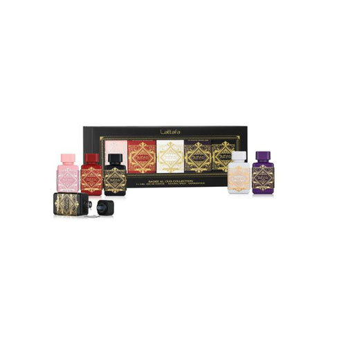 SET LATTAFA MINI BADEE AL OUD COLECFTION ( 5 PC ) 0.17 EDP SP