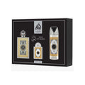 SET LATTAFA PRIDE KING OF ARABIA MEN (3 PC) 3.4 OZ EDP SP / 0.68 OZ  EDP / 6.8 OZ BODY SPRAY