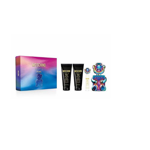 SET MOSCHINO TOY 2 PEARL ( 4 PC ) 3.4 OZ EDP SP /3.4 OZ SG / 3.4 OZ BL / 0.34 OZ