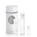 SET PERRY ELLIS 360 WHITE MEN ( 3 PC ) 3.4 OZ EDT /3.0 OZ GEL + MINI -CANISTER