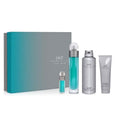 SET PERRY ELLIS 360 MEN ( 4PCS SET ) TURQUOISE BOX 3.4 OZ EDT / 3.0 OZ SG /EUT 0.25 OZ MINI / 6.8 OZ. BODY (NEW UPC)