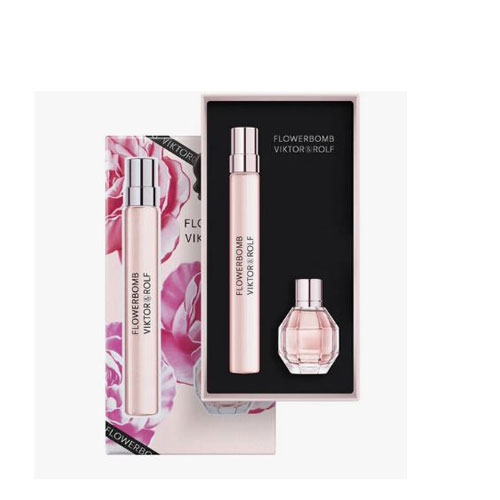 MINI SET VIKTOR & ROLF FLOWERBOMB WOMEN ( 2 PC )0.34 OZ EDP SP  / 0.24 OZ EDP SP