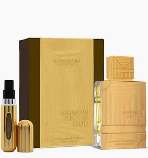 AL HARAMAIN AMBER OUD GOLD EDITION EXTRAIT DE PARFUM 3.4 OZ /ADDITIONAL ATOMIZER